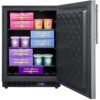 Frost-free built-in undercounter all-freezer for residential or commercial use, with stainless steel wrapped exterior and thin handle - Image 2