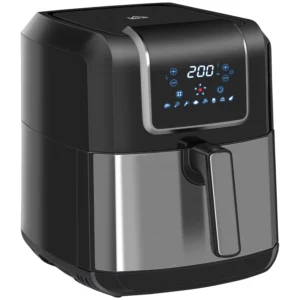 GVJMTKP Air Fryer 1700W – 6.9 Quart Air Fryer Oven with Digital Display (Black)