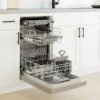 Bosch – 800 Series 18″ Front Control Smart Built-In Stainless Steel Tub Dishwasher with 3rd Rack, 44 dBA – Stainless steel - Image 3