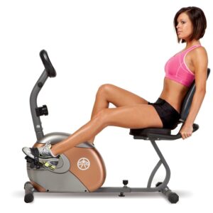 Marcy ME709 Recumbent Magnetic Exercise Bike Cycling Home Gym Equipment