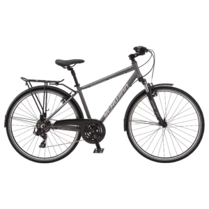 Schwinn Network 6c Hybrid Bike, 21 Speeds, Large 19.5″ Mens Style Frame, 700c Wheels, Grey