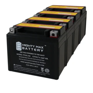 YTX5L-BS Battery Replaces Aprilia SR H2O Di-Tech 50 00-04 – 4 Pack