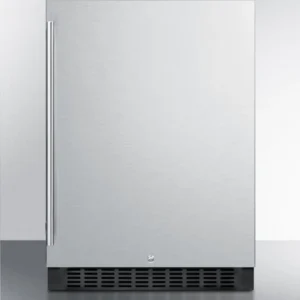 24″ Wide Built-In All-Refrigerator, Stainless Steel Cabinet