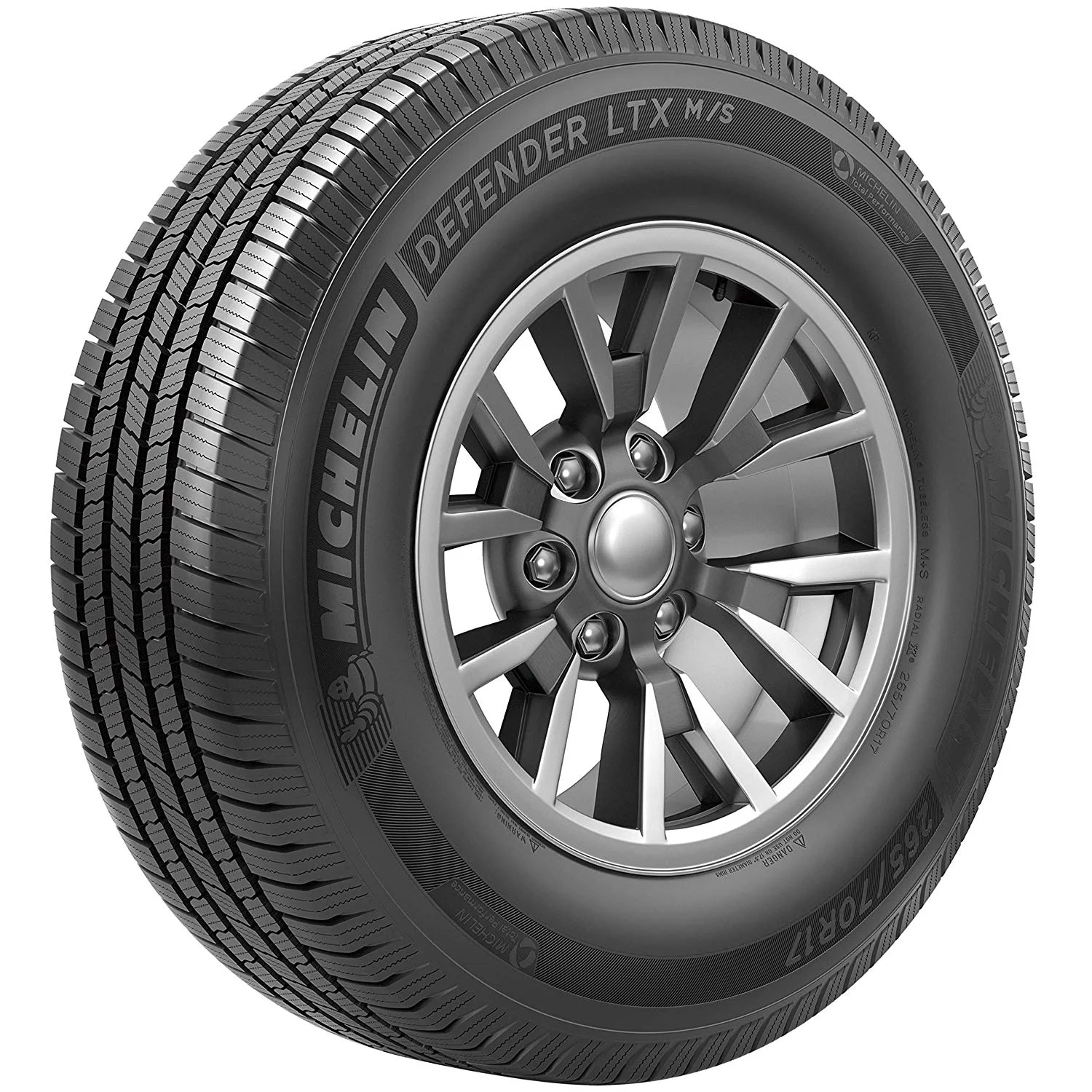 Michelin Defender LTX M/S All-Season Tire 265/65R17 112T – SUV & Light Truck Highway Performance Tire