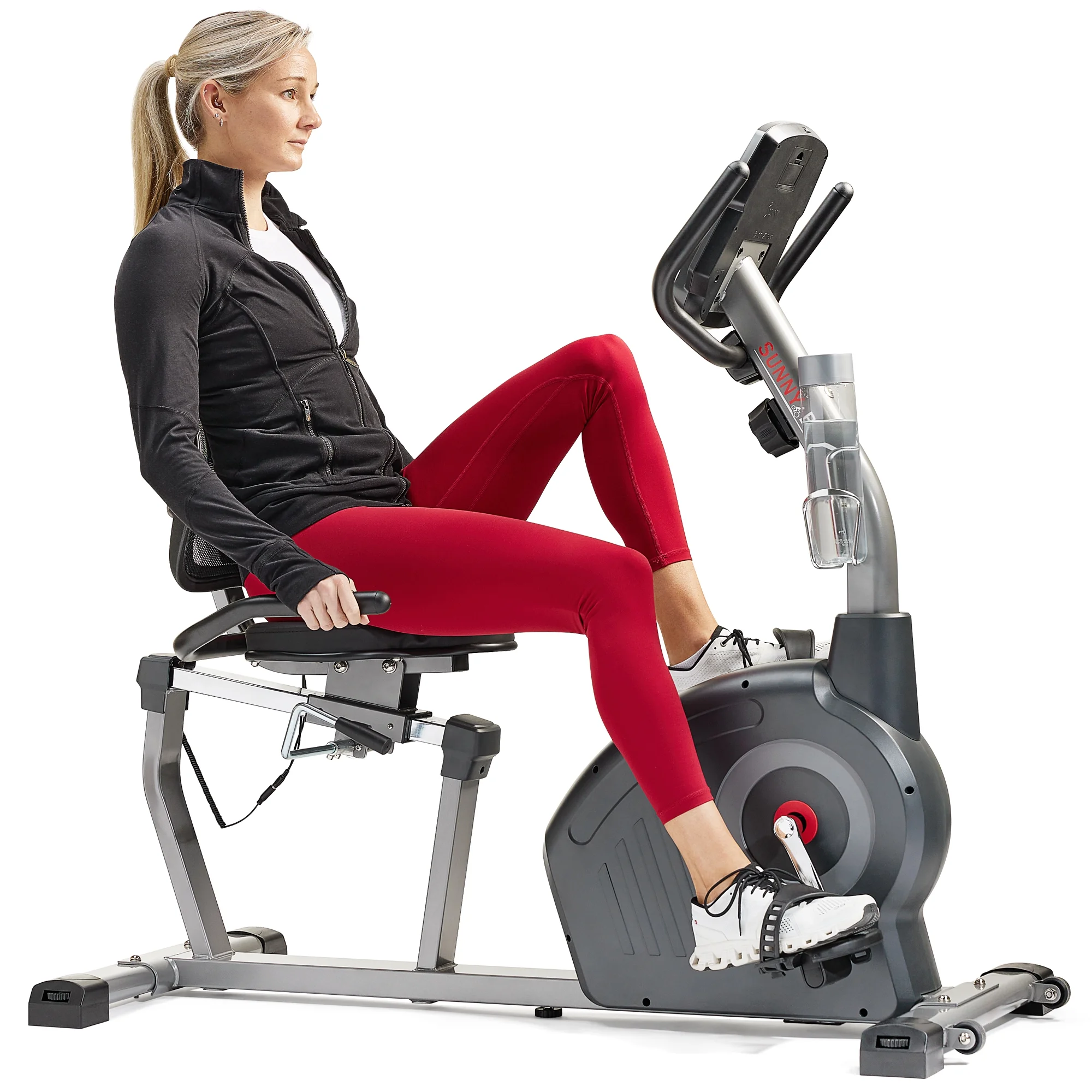 Sunny Health & Fitness Elite Interactive Series Exercise Recumbent Bike – SF-RB420046