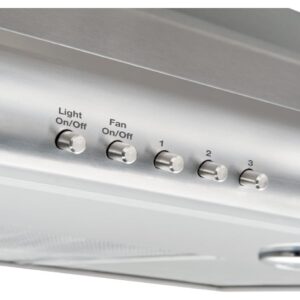 Frigidaire – 36″ Convertible Range Hood – Stainless steel
