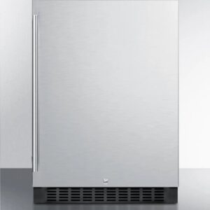 24″ Wide Built-In All-Refrigerator, Stainless Steel Cabinet