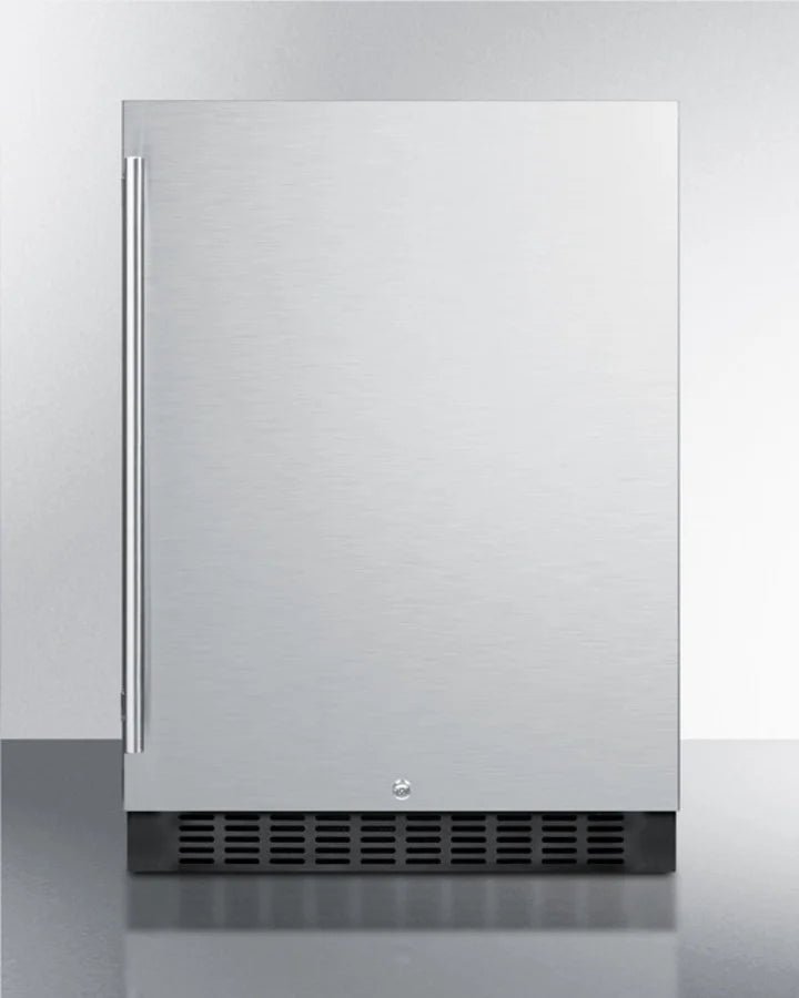 24″ Wide Built-In All-Refrigerator, Stainless Steel Cabinet