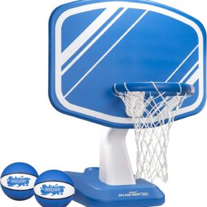 GoSports Splash Hoop Swimming Pool Basketball Game�� Includes Poolside Water Basketball Hoop�� 2 Balls and Pump