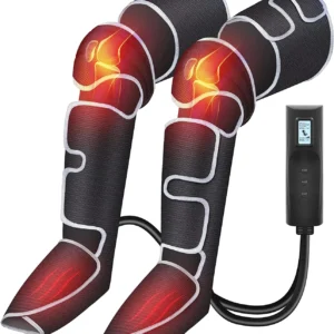 Comfier Leg Massager for Circulation, Air Compression Calf Knee Foot Massager with Heat, Leg Wraps Massage Boots for Pain Relief, Mothers Day Gifts