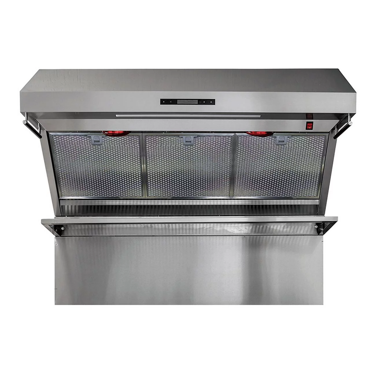 Savona – 48″ Wall Mount Range Hood with Hybrid Filters & Back Splash