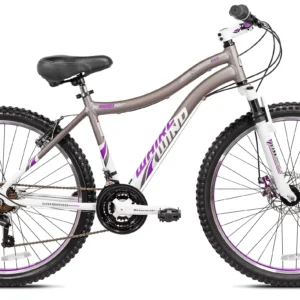 Genesis 26″ Whirlwind Women’s Mountain Bike, Gray