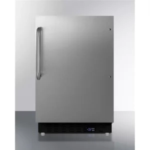 Summit ALFZ37BCSS 20 in. Built-In All-Freezer, Stainless Steel – 25 in.