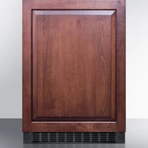 24″ Wide Built-In All-Refrigerator (Panel Not Included), Black Cabinet