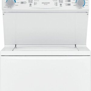 3.9 Cu. ft. WASHER, 5.6 Cu. ft. Dryer White Stack Laundry-FLCE7522AW