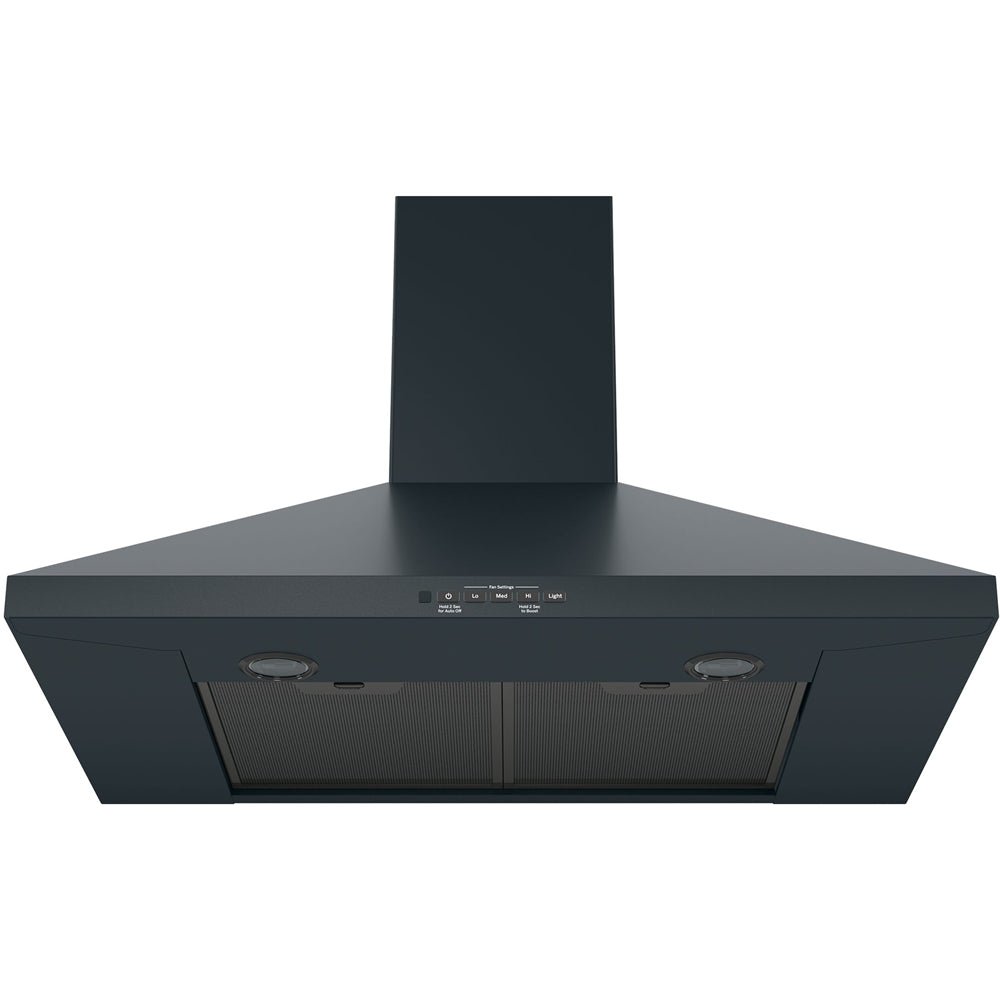 GE – 30″ Convertible Range Hood – Black slate