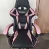 Bigzzia Gaming Chair Office Chair Reclining High Back Leather Adjustable Swivel Rolling Ergonomic Video Game Chairs Racing Chair Computer Desk Chair with Headrest and Lumbar Support (Black/Red) - Image 2