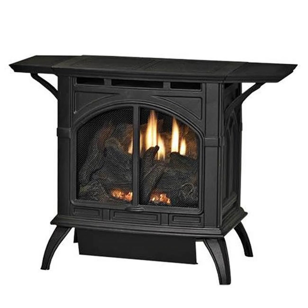 Empire VFD20CC70FN Heritage Cast Iron VF Stove – Natural Gas, Matte Black