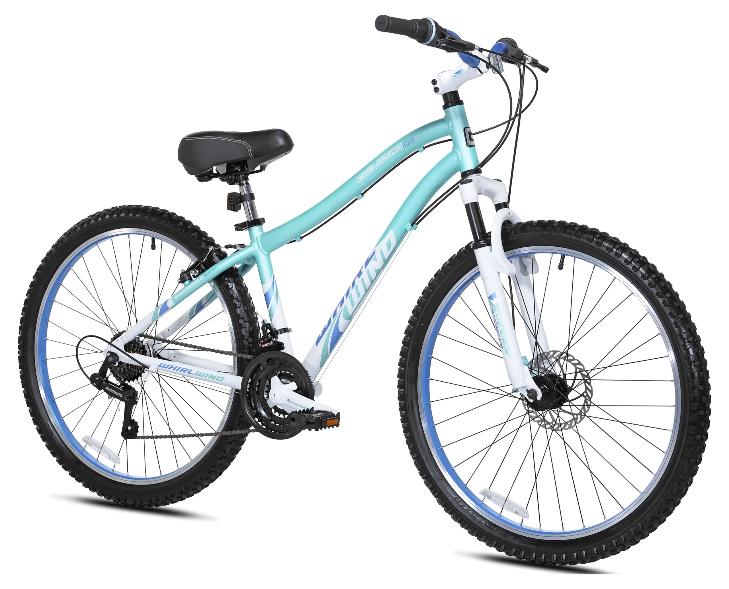 Genesis 26″ Whirlwind Women’s Mountain Bike, Teal