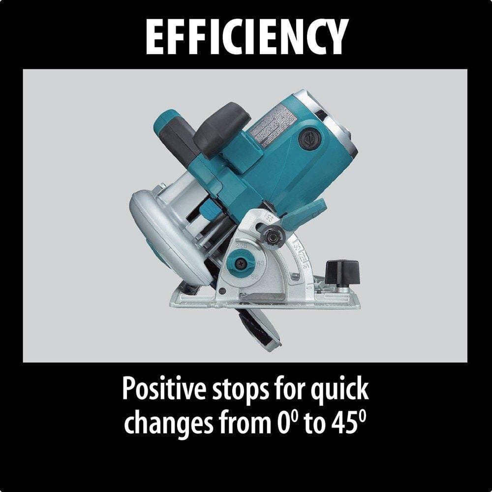 15 Amp 7-1/4 in. Corded Lightweight Magnesium Circular Saw with LED Light, Dust Blower, 24T Carbide blade, Hard Case 5007MG - Image 2