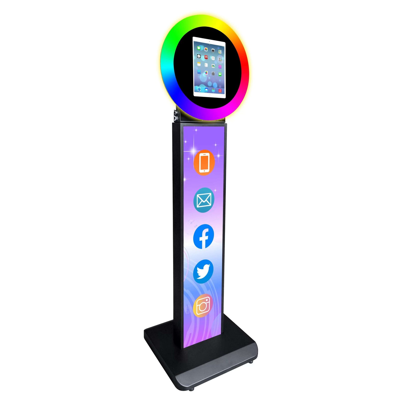10.2 inch ipad photobooth standing selfie photos for wedding party - Image 4