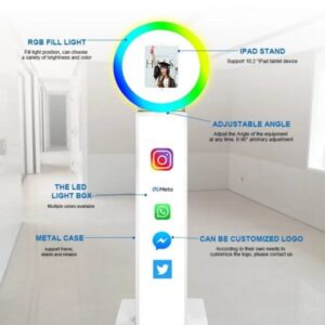 10.2 inch ipad photobooth standing selfie photos for wedding party