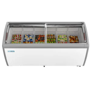 KoolMore 71-Inch Commercial Ice Cream Display Freezer – 20 Cu Ft Capacity