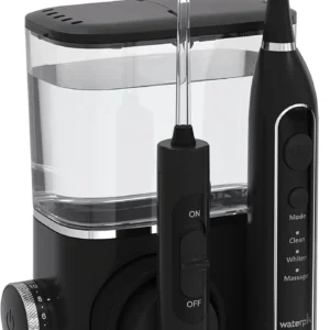 Waterpik Complete Care 9.0 Sonic Electric Toothbrush with Water Flosser, CC-01 Black, 11 Piece Set