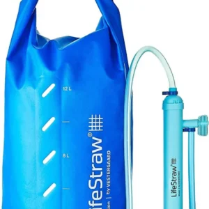 YUNWEN Mission High-Volume Gravity-Fed Water Purifier, 12 L (LSM12), Blue