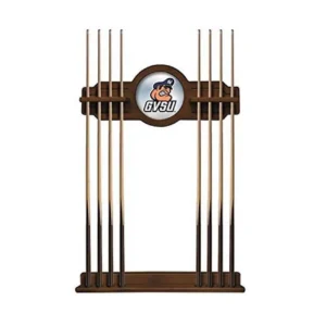 Grand Valley State University Solid Wood Cue Rack with a Chardonnay Finish