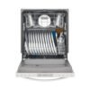 Frigidaire – 24″ Compact Top Control Built-In Dishwasher with 54 dBa – White - Image 4