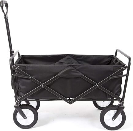 MacSports Collapsible Folding Outdoor Utility Wagon Black - Image 4