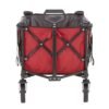 Gorilla Carts 7 Cubic Feet Foldable Utility Beach Wagon w/ Oversized Bed, Red - Image 3
