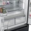 Bosch – 800 Series 21 Cu. Ft. French Door Counter-Depth Smart Refrigerator – Black stainless steel - Image 5