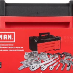 Craftsman Versastack 1/4, 3/8 and 1/2 in. drive Metric and SAE Mechanic’s Tool Set 230 pc
