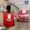 EZ Assistive Patient Lift Sling with Divided Leg for Patient Transfer Hoyer Lift Sling Red , 500lb Weight Capacity (Small Size ) - Image 2