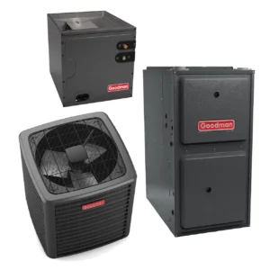 Goodman Classic Series 2.5 Ton 15 SEER2 40,000 Btu 96% Afue Gas System (Variable Speed Motor 14″ Wide) – GSXB403010 – CAPTA3626B4 – GMVC960403BN