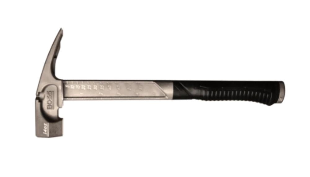Boss Hammer BH14TIS 14 oz. Pro Series Smooth Face Full Titanium Hammer