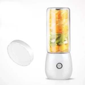 Portable Glass Juicer & Smoothie Blender – Fruit Juice Extractor & Manual Food Processor