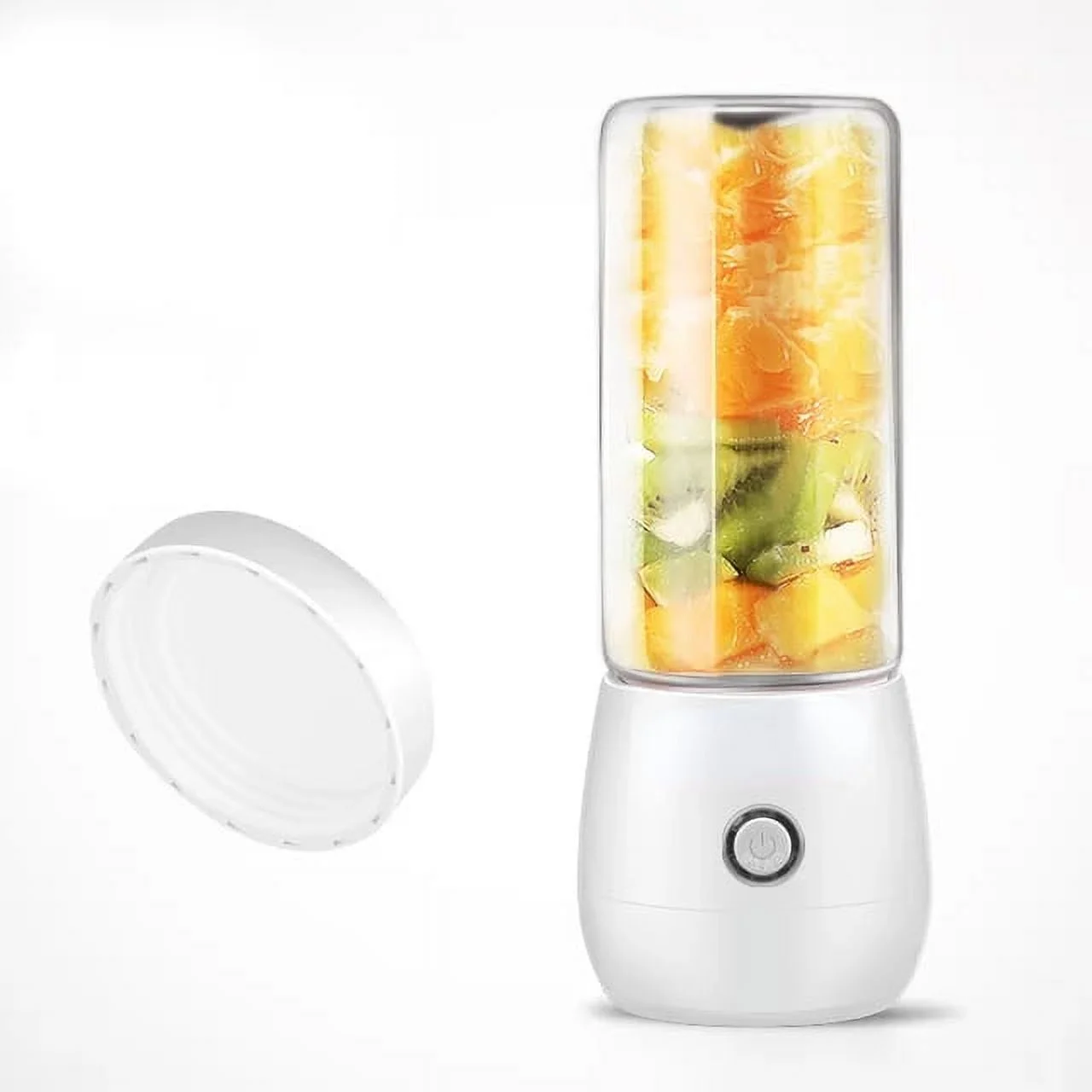 Portable Glass Juicer & Smoothie Blender – Fruit Juice Extractor & Manual Food Processor