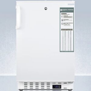 20″ Wide Built-In Vaccine All-Freezer, ADA Compliant