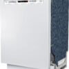 Bosch – 300 Series 24″ Recessed Handle Dishwasher with Stainless Steel Tub – White - Image 3