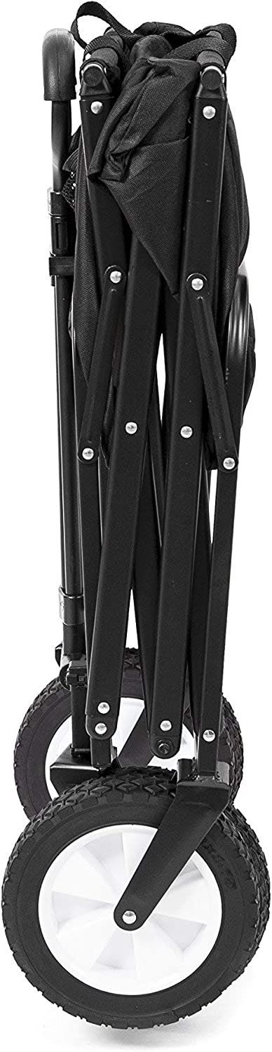 MacSports Collapsible Folding Outdoor Utility Wagon Black - Image 2