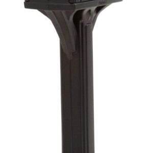 Simplay3 Dig Free Easy Up Classic Black Plastic Mailbox