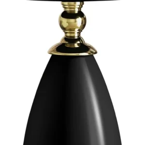 RSJIWOGZ 15 Inch Round End Metal Round for Small Sppace Modern Space Saving Pedestal Nightstand Room Bedroom Luxury Gold End (Gold Type-)
