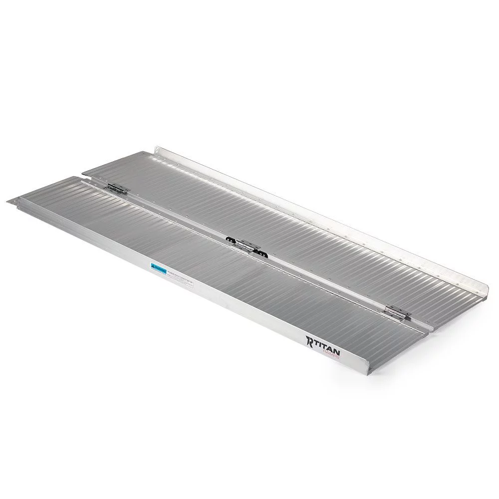 Titan Ramps 4′ Single-Fold Wheelchair Ramp – 600 lb. Capacity