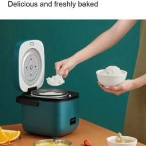 1.2L Mini Electric Rice Cooker – Intelligent, Automatic, Household Appliance for Small Meals, Food Warming, and Steaming – Ideal for 1-2 People Blue