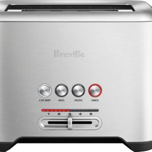 Breville – the Bit More 2-Slice Extra-Wide and Deep Slot Toaster – Stainless Steel