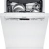 Bosch – 300 Series 24″ Recessed Handle Dishwasher with Stainless Steel Tub – White - Image 4