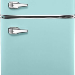 3.1 Cu. ft. Retro Mini Fridge with Top Freezer â Cool Mint